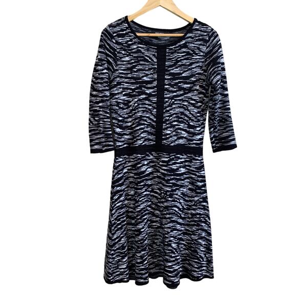 Nine West Long Sleeve Sweater Dress Womens Small Black - Picture 1 of 4